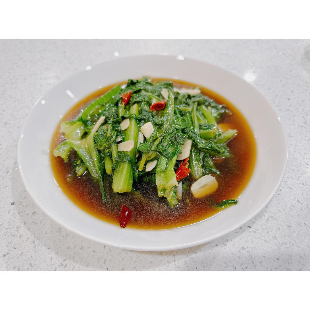 蒜蓉油麦菜（蚝油）