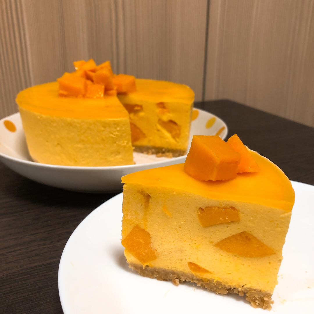 【视频】芒果慕斯（6寸） | 含镜面果胶配方