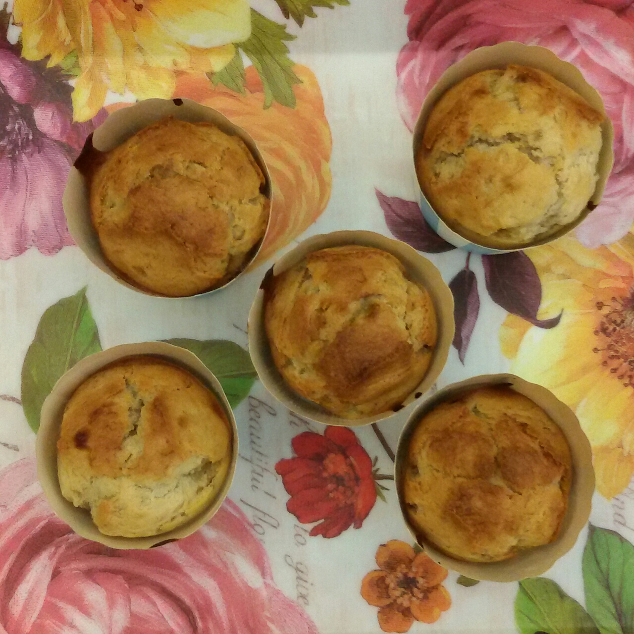 快手香蕉纸杯蛋糕