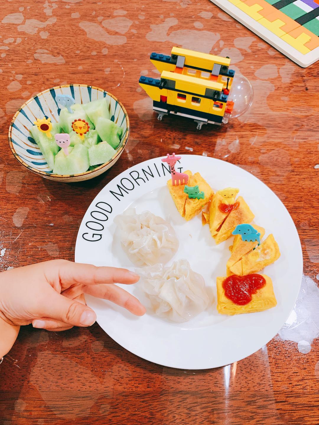 妈妈的心肝小宝贝早餐