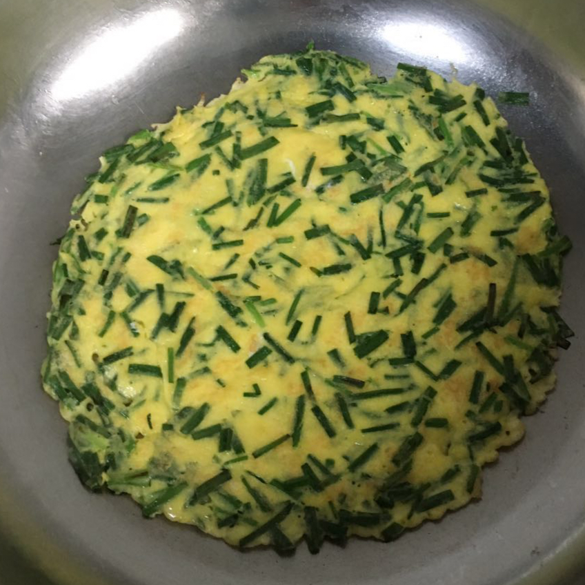 韭菜鸡蛋饼