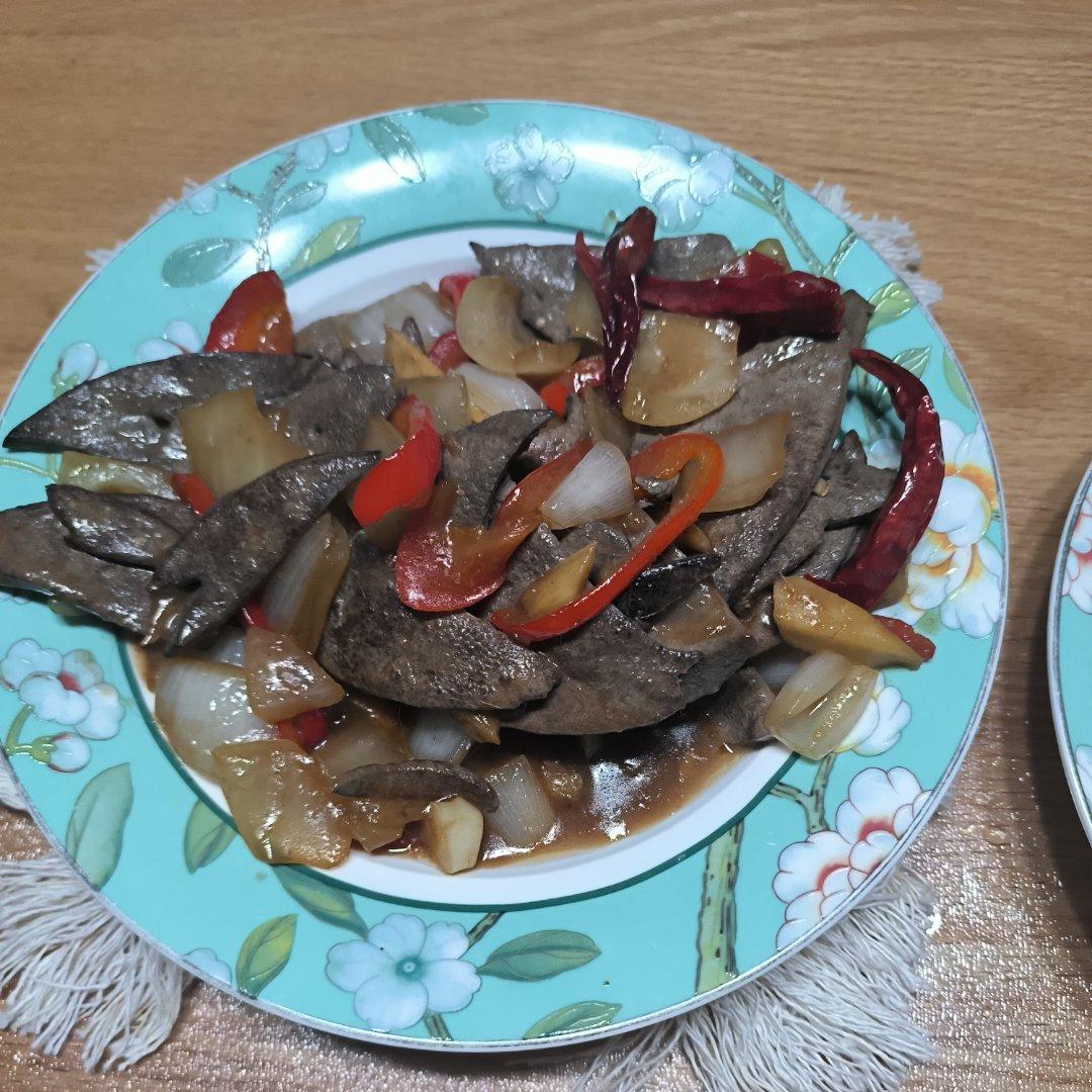 嫩炒猪肝
