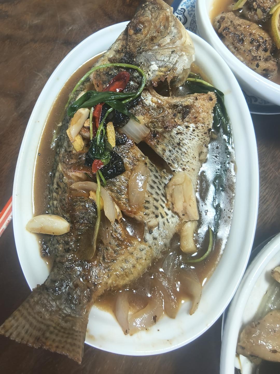 红烧罗非鱼