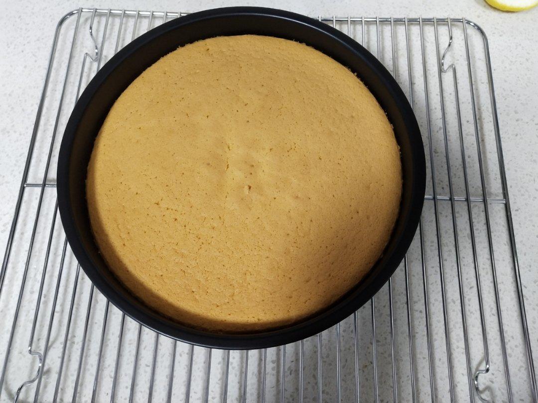 简单好做的8寸戚风蛋糕