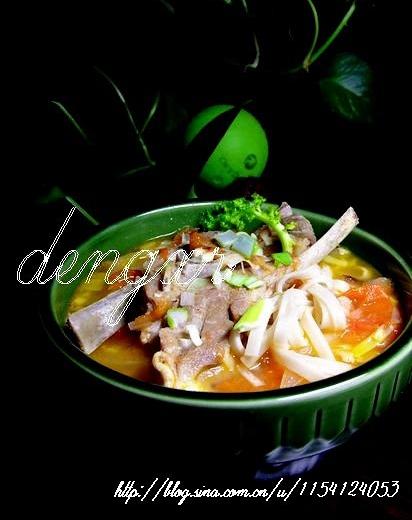 西红柿羊肉面的做法