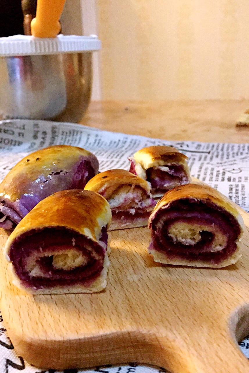 紫薯面包卷