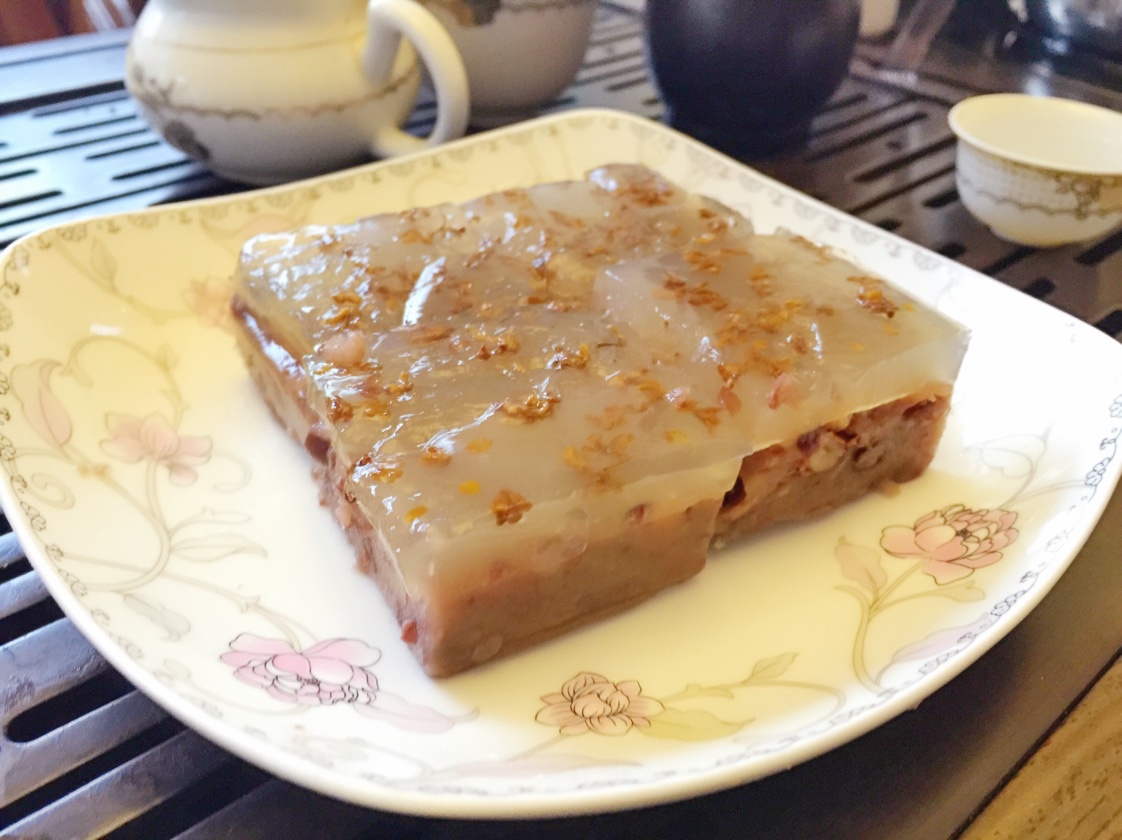水晶桂花羊羹