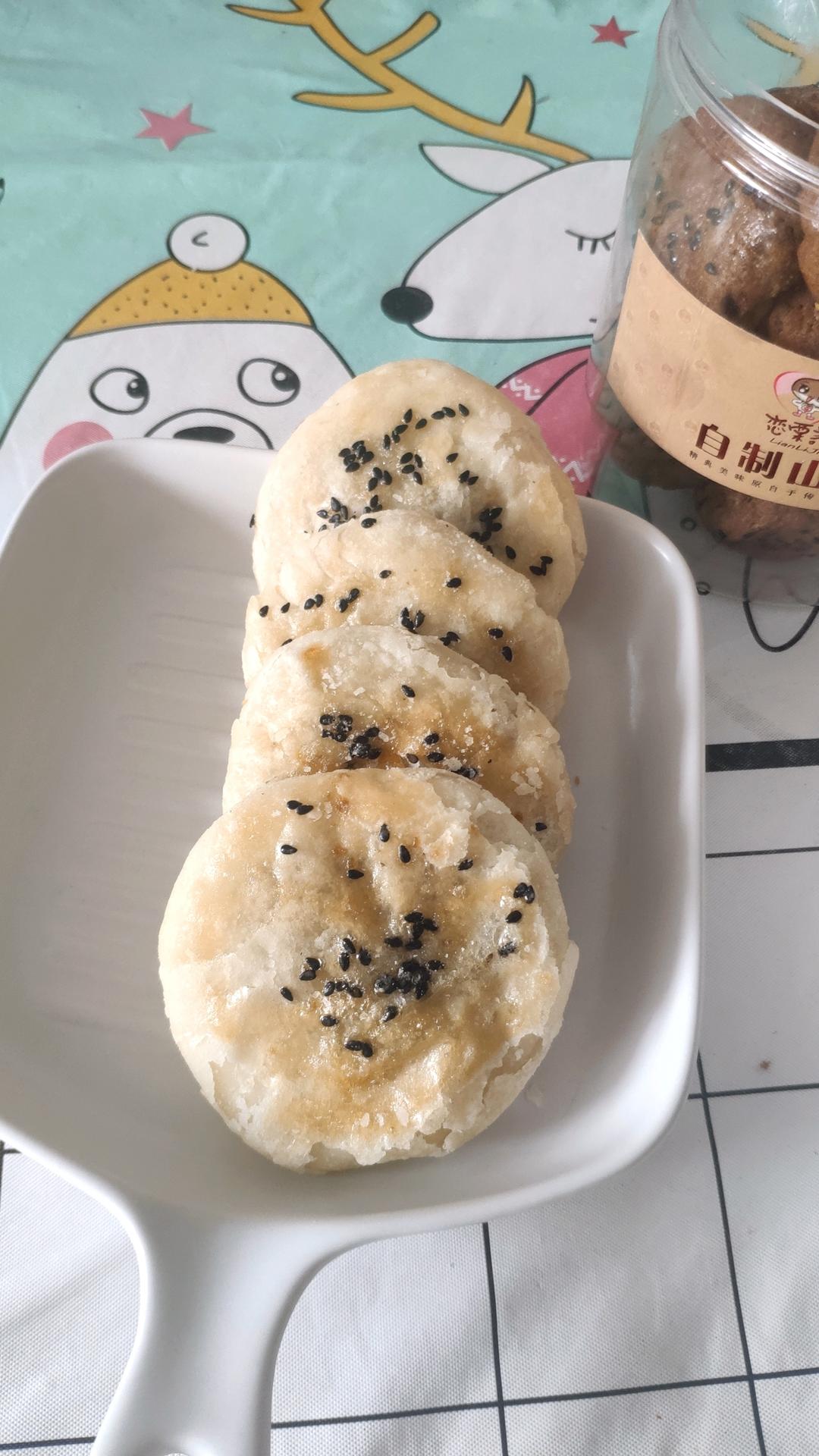 堂妈小厨——酥皮绿豆饼