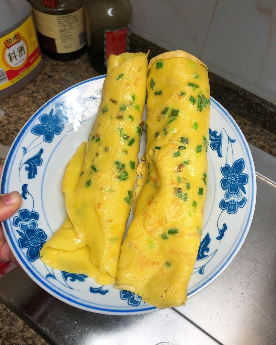 葱花鸡蛋饼