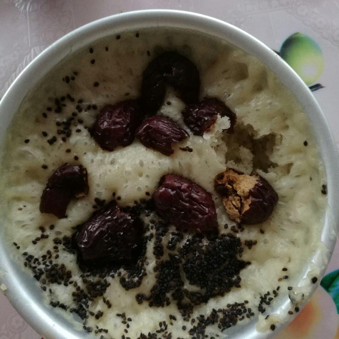 不用揉面，简单易做的——蔓越莓发糕