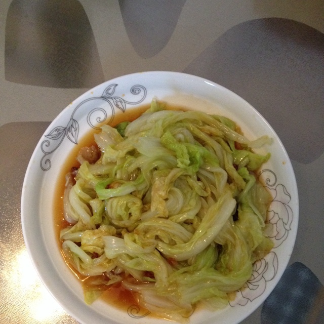 响油白菜