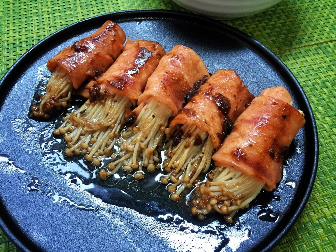 金针菇培根卷
