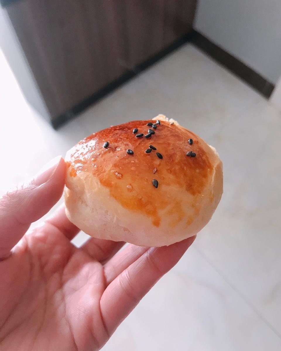普通面粉做的柔软小餐包