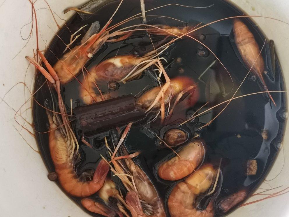 冰醉花雕陈皮大头虾