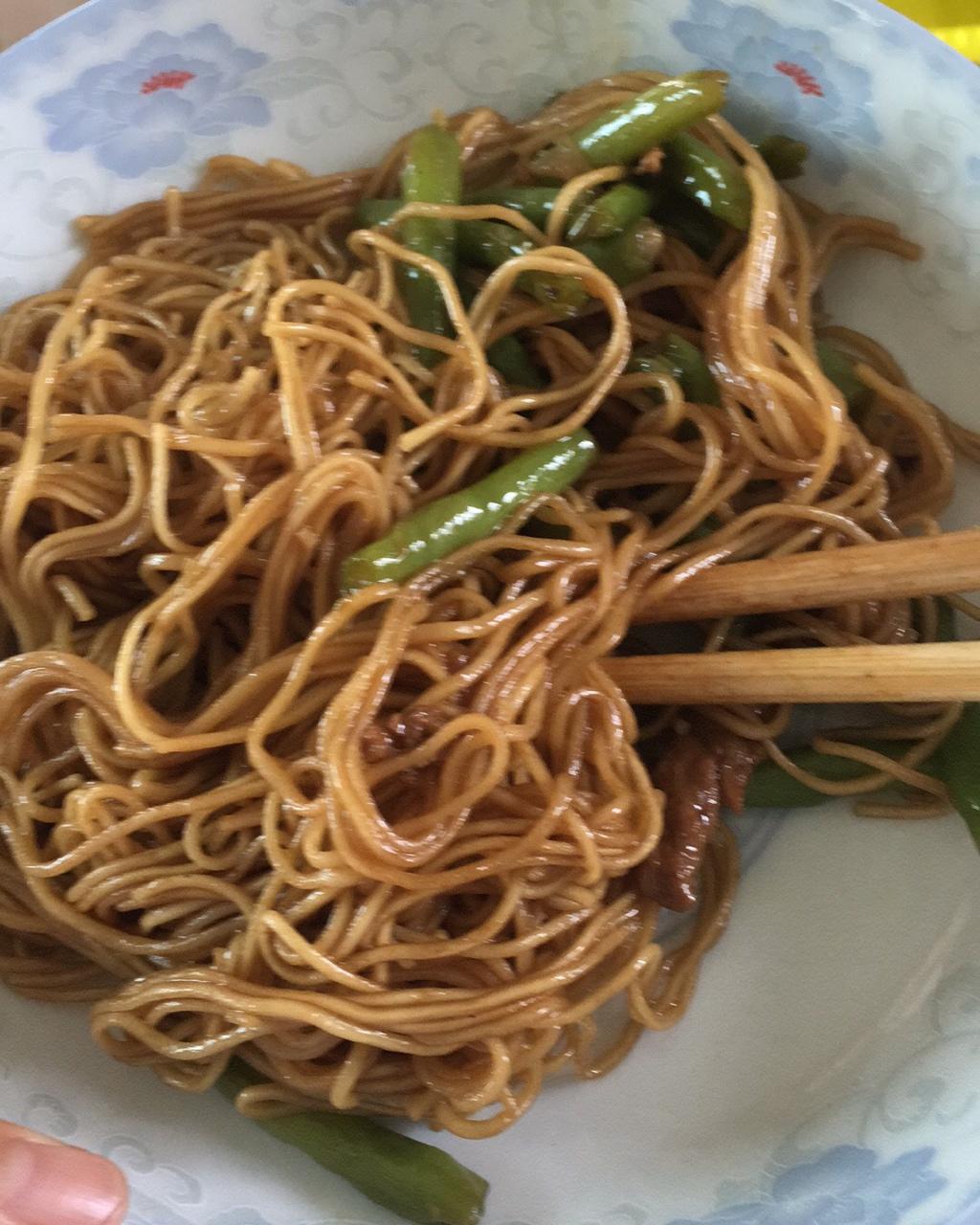 家常豆角焖面