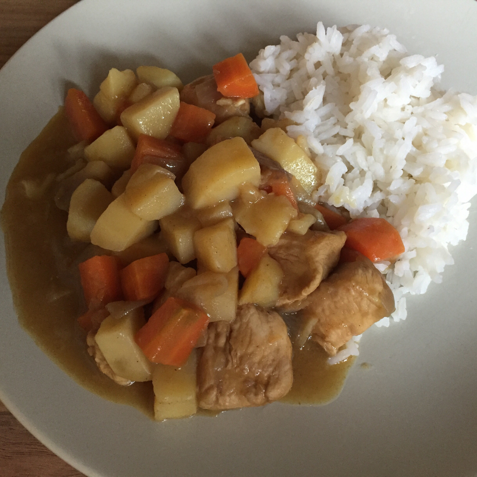 咖喱土豆鸡块