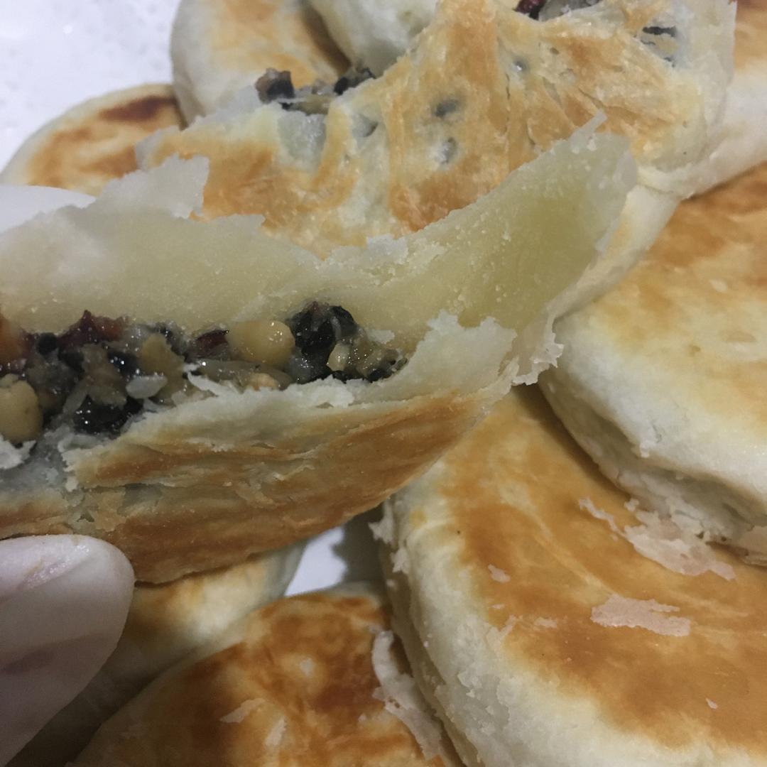 堂妈小厨——酥皮绿豆饼