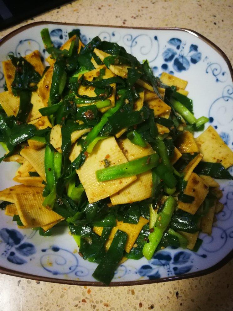 烧烤味韭菜豆皮，一吃一大盘！