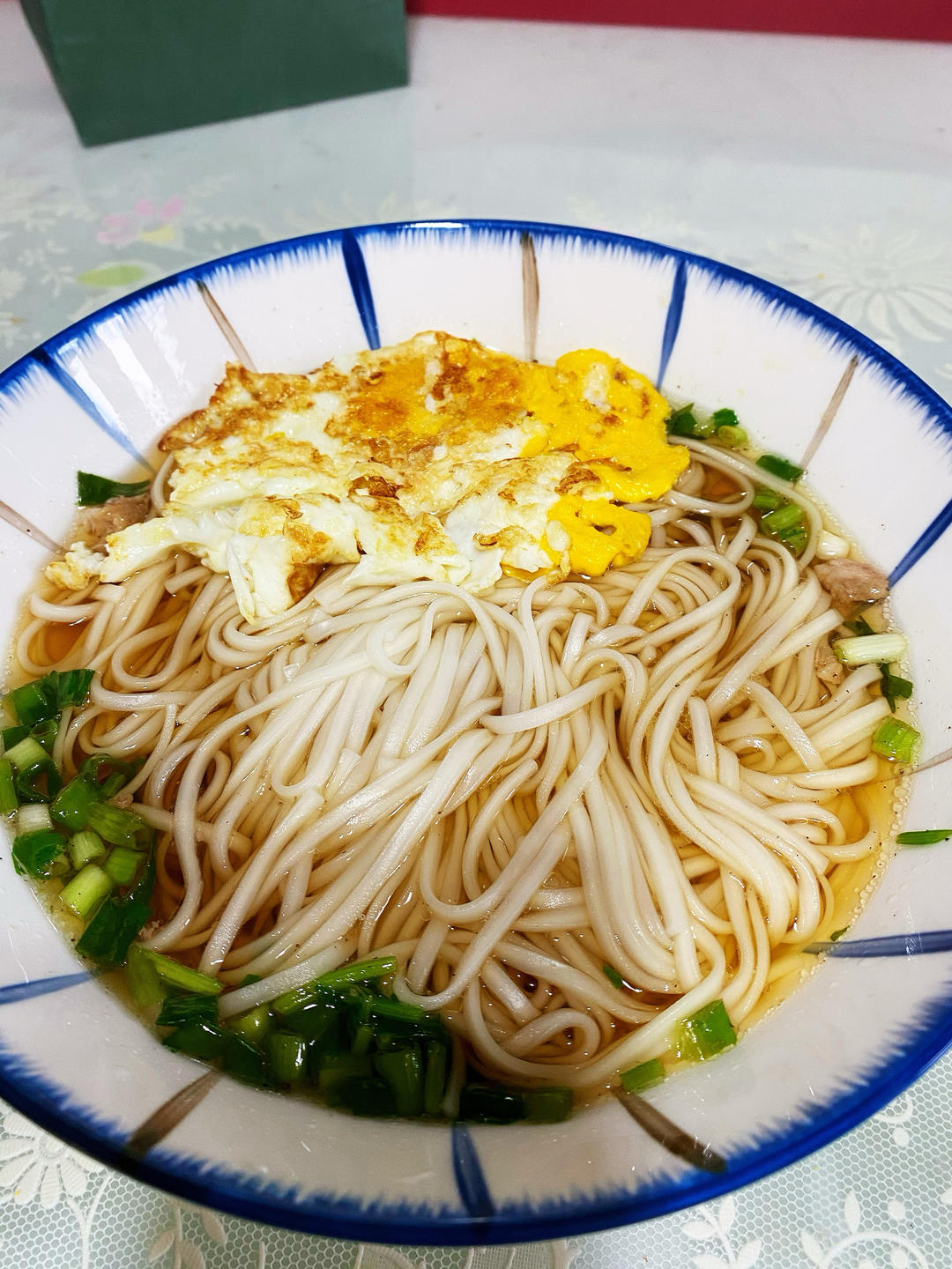 快手早餐-酱汤面，汤都喝光