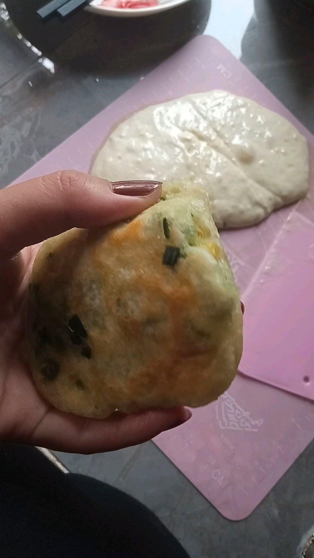 超喧软的馅饼，冷了也不会变硬，全程不用揉面