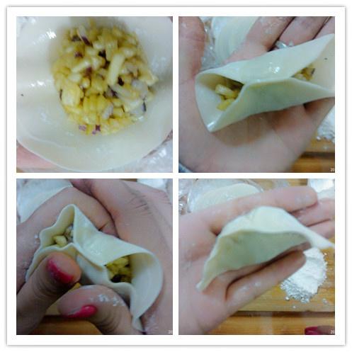 黄瓜鸡蛋水饺的做法 步骤6