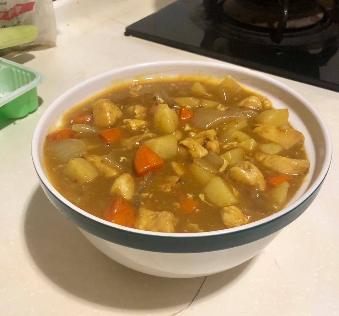 咖喱鸡饭