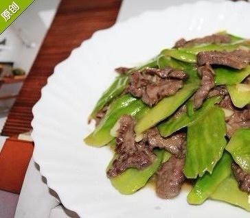 经典粤菜凉瓜牛肉的做法