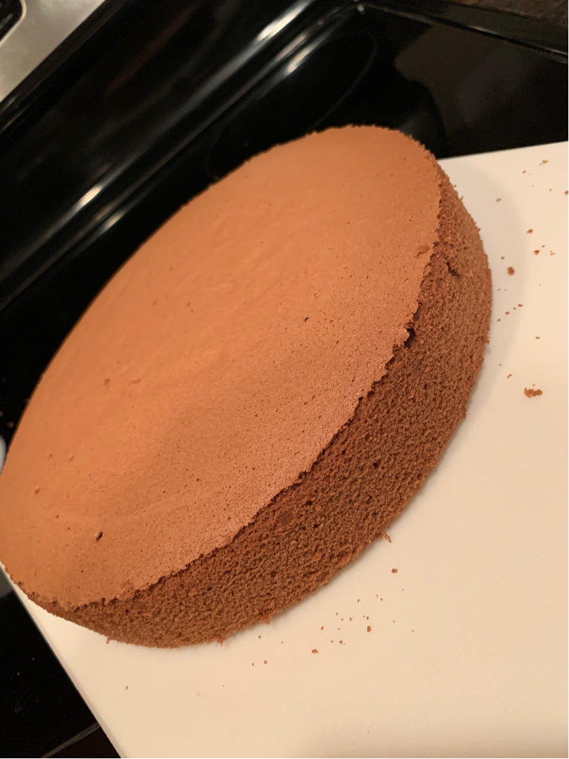 可可戚风蛋糕～8寸～百分百成功