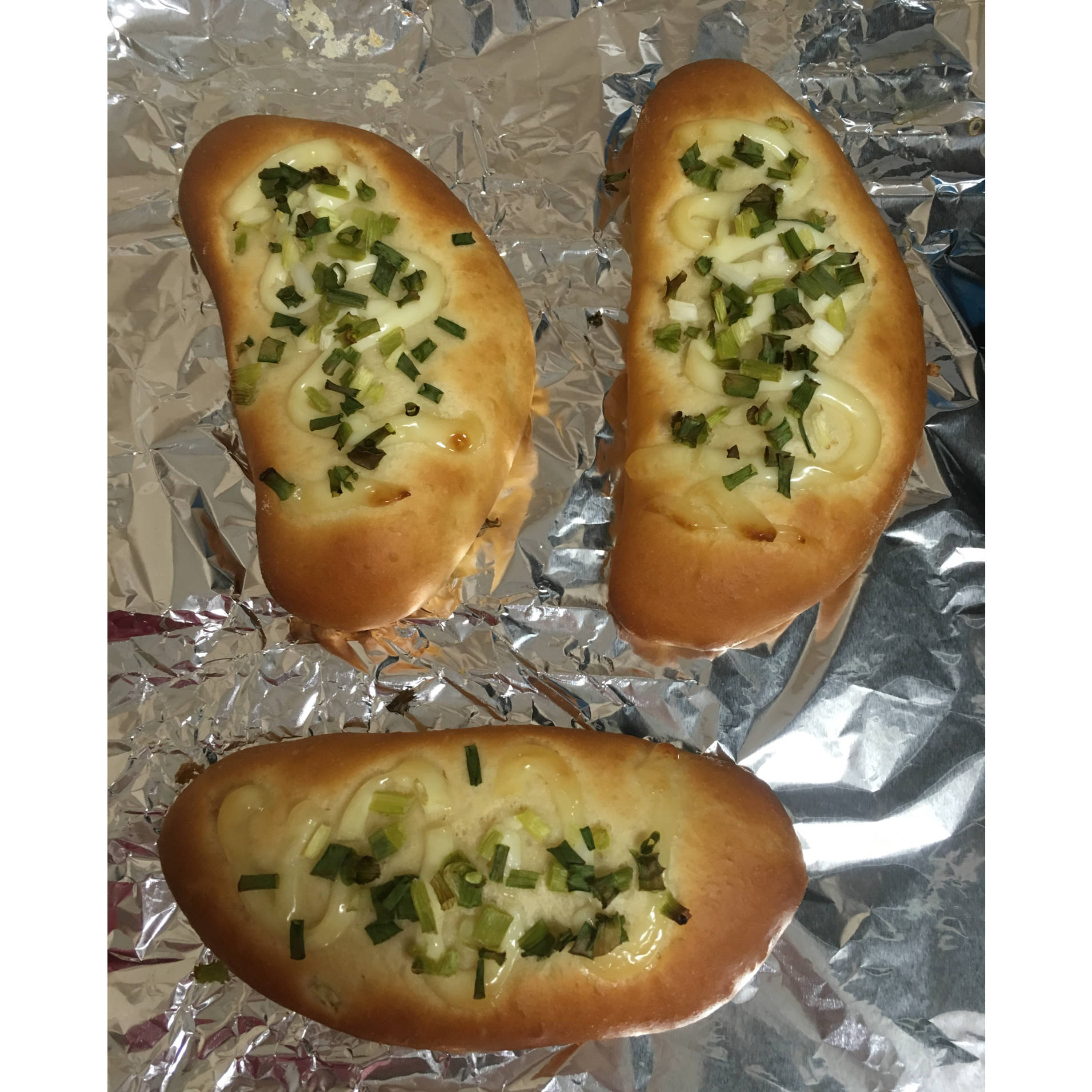 火腿肠早餐面包（一次发酵法）