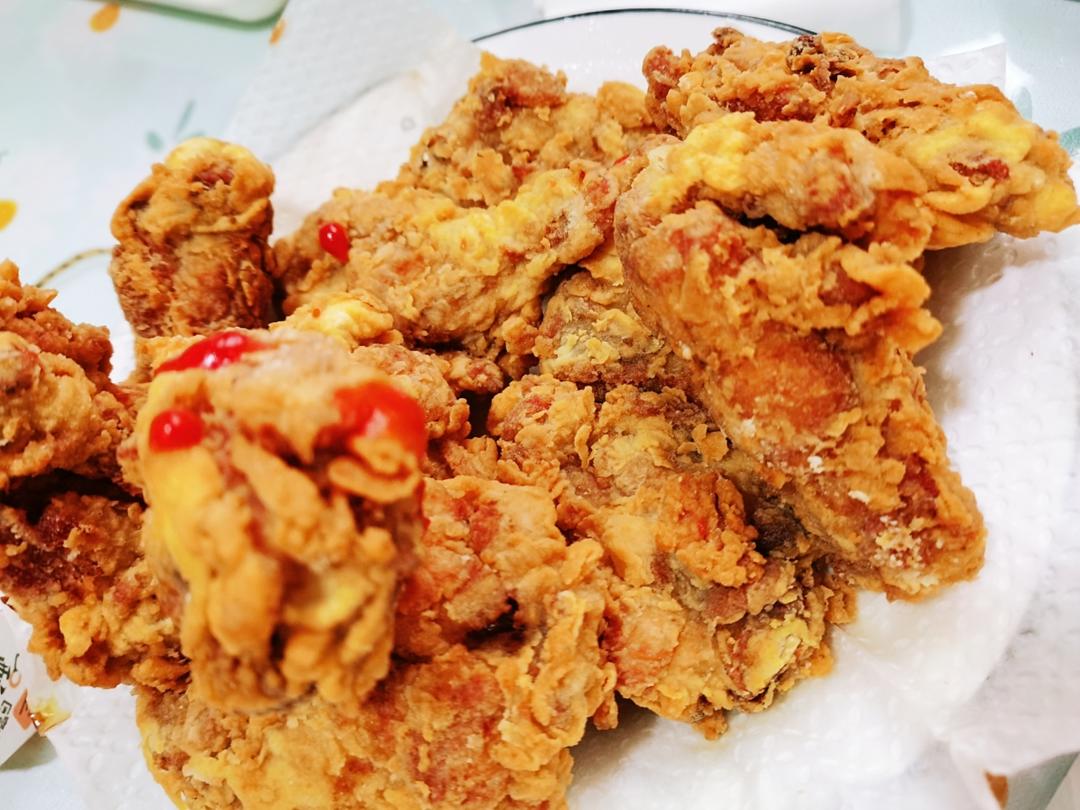 鳞皮香酥炸鸡腿（翅根）·自制香酥粉