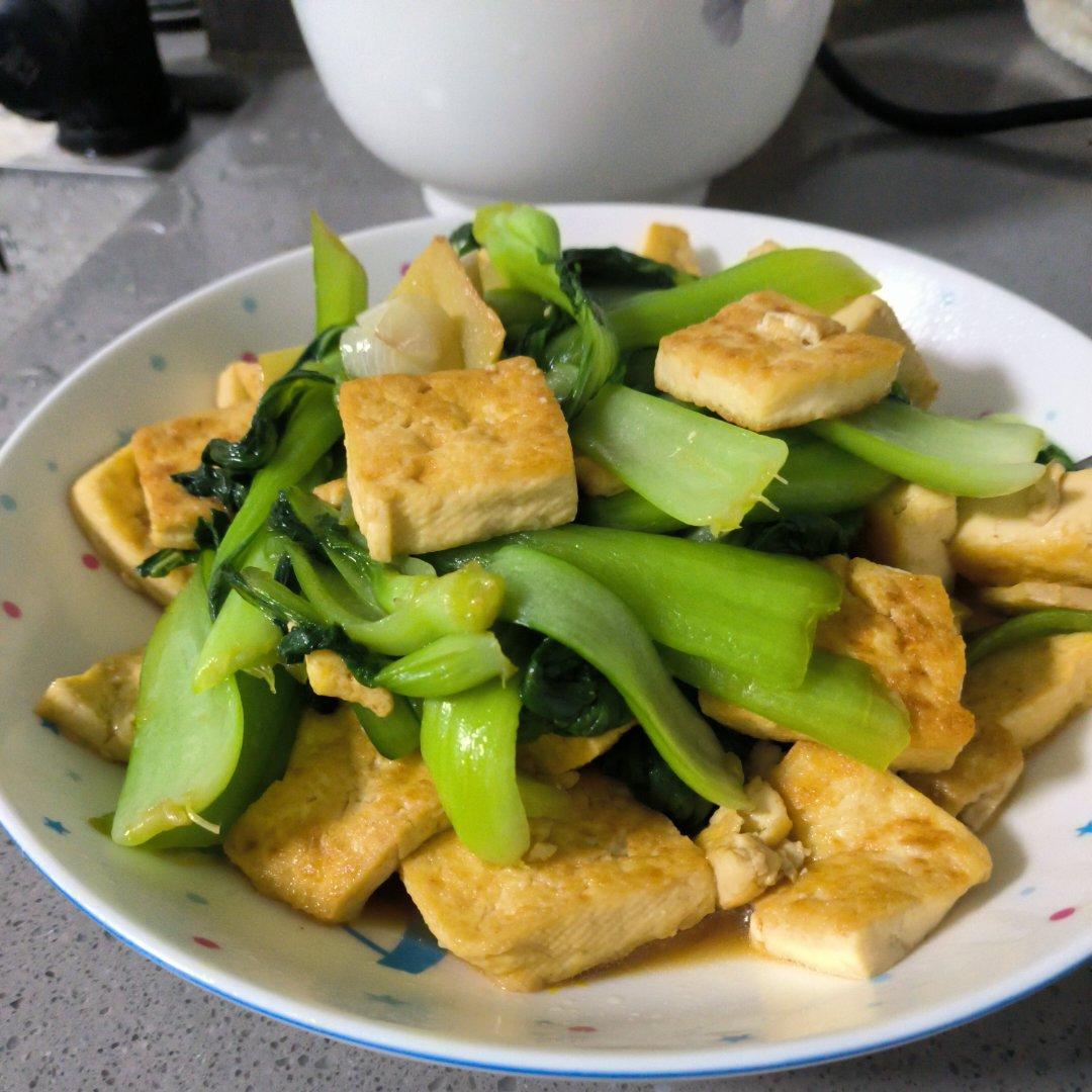 好吃的家常青菜豆腐
