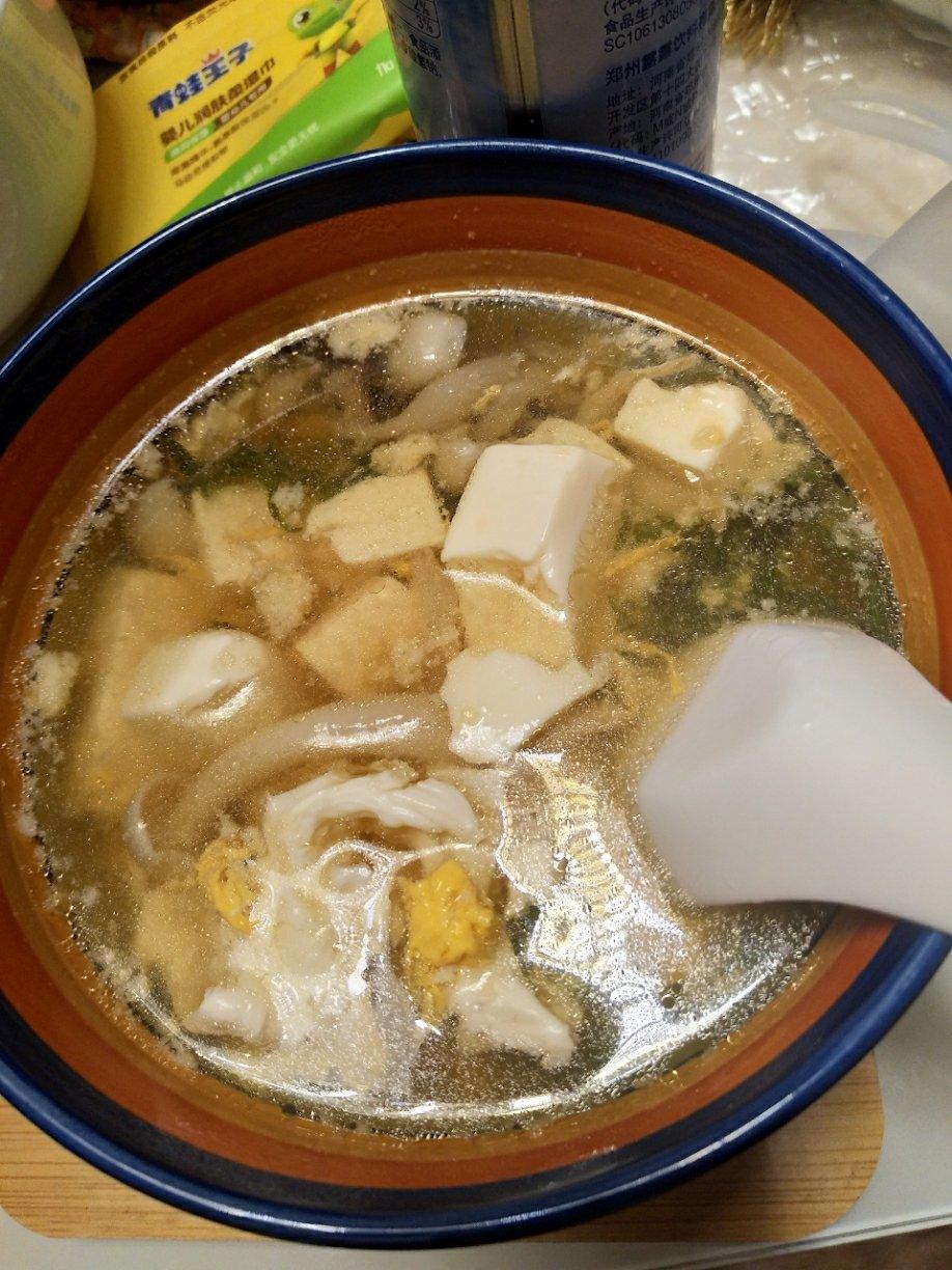 内酯豆腐鸡蛋汤（简单快手）