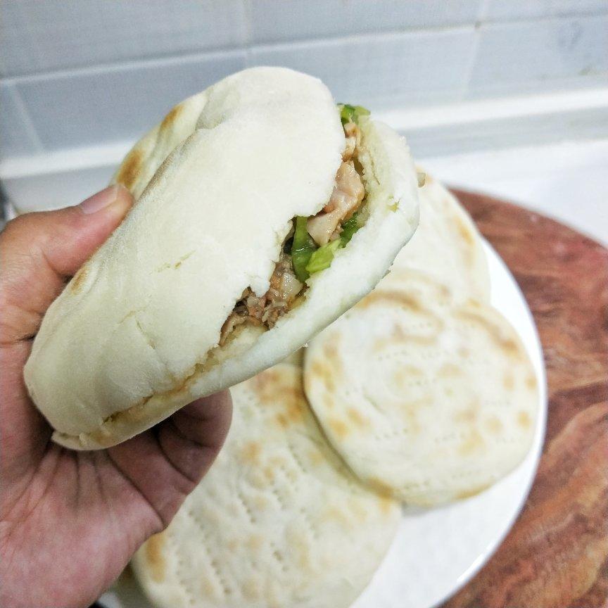 肉夹馍(白吉馍的制作)