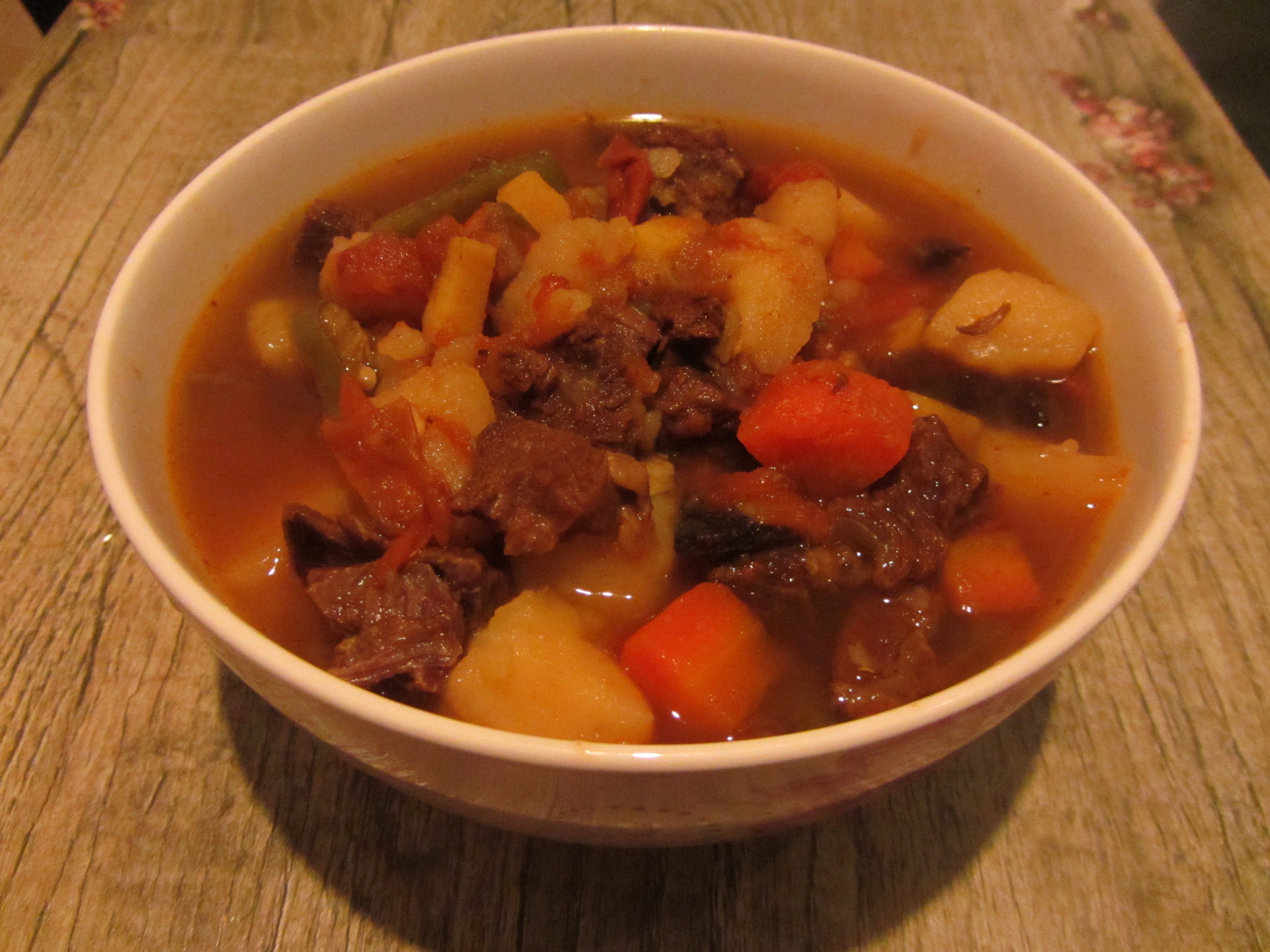 西红柿土豆炖牛肉