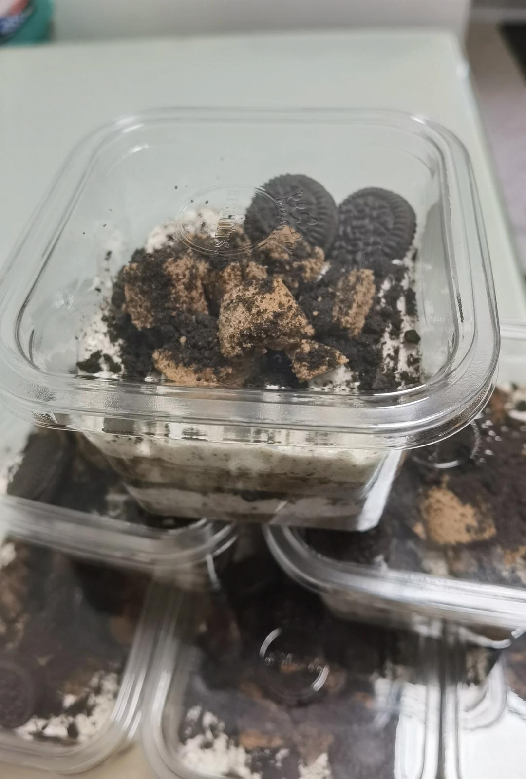 超简单✅好吃到爆‼️奥利奥咸奶油盒子蛋糕