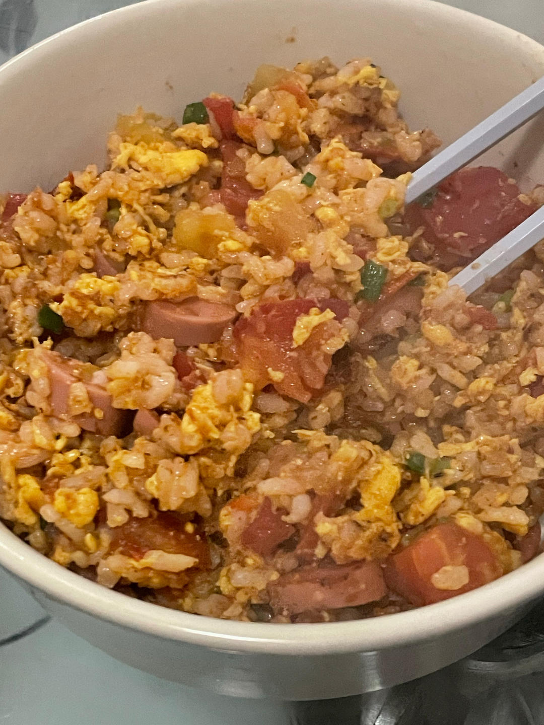 西红柿鸡蛋炒饭