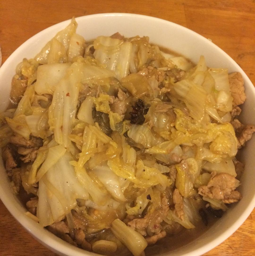 猪肉白菜炖粉条