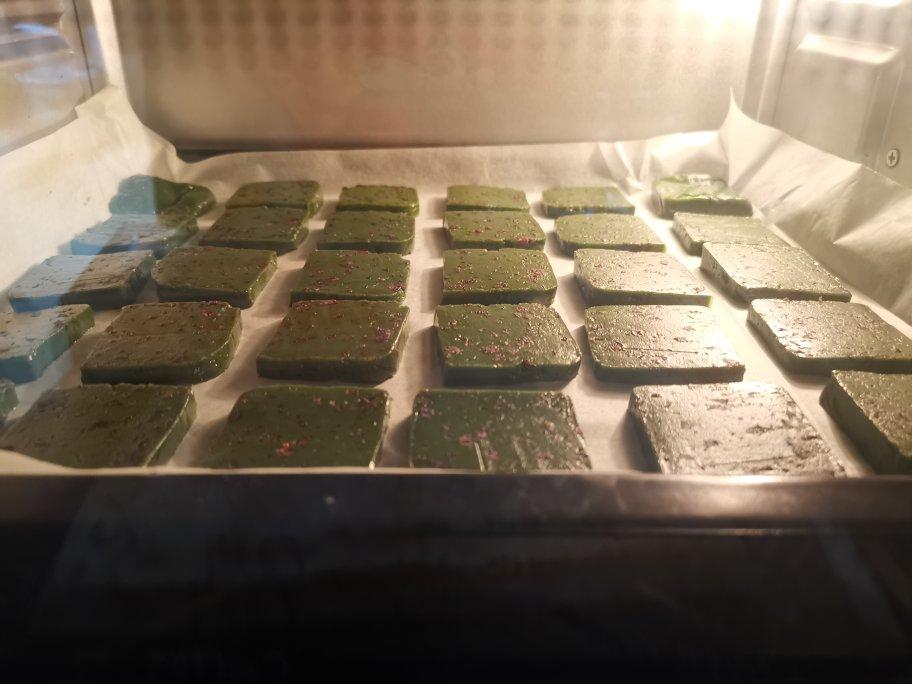 抹茶蔓越莓饼干