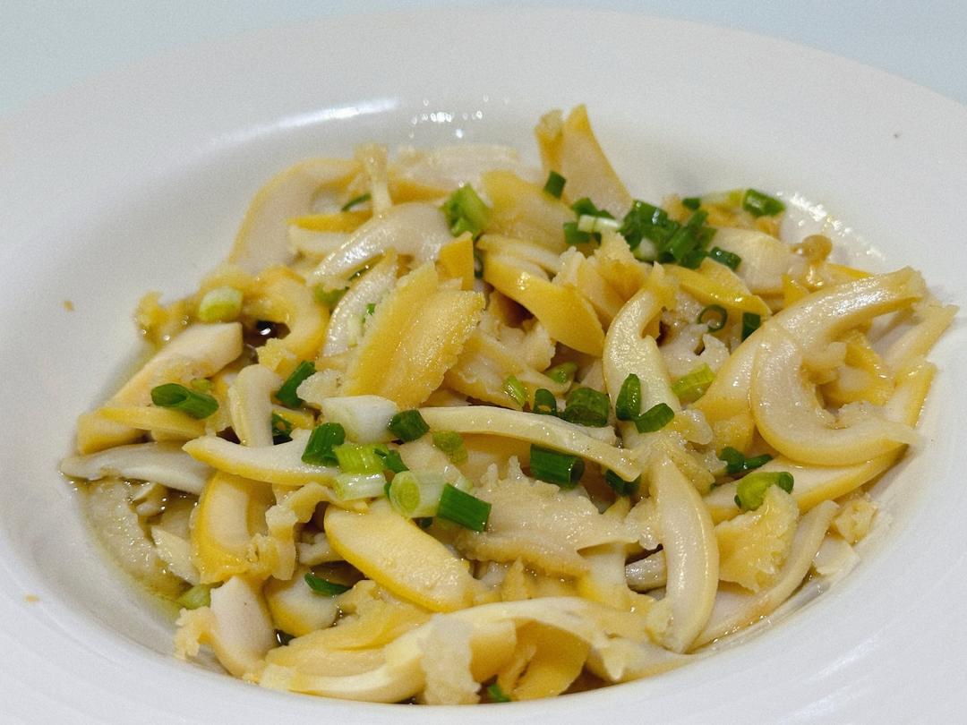 超简单的快手菜 葱香鲍鱼片 下饭菜 低卡