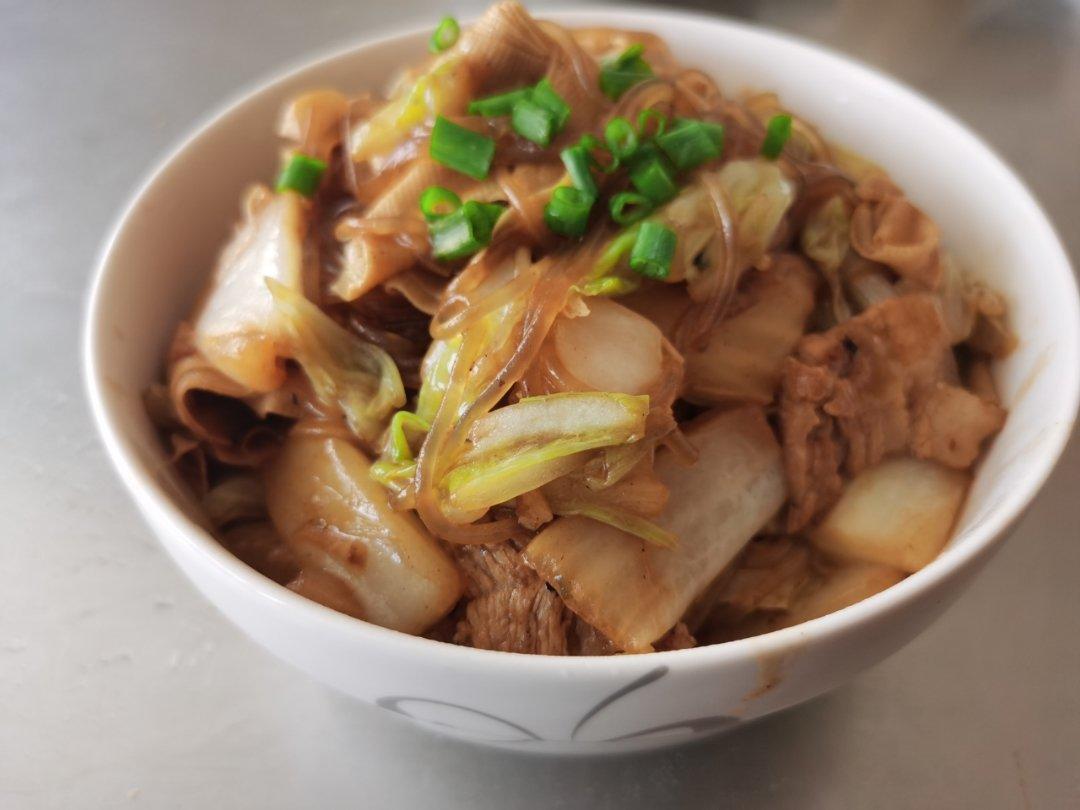 大白菜炒粉丝