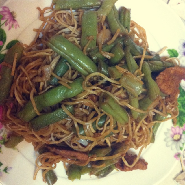 扁豆焖面