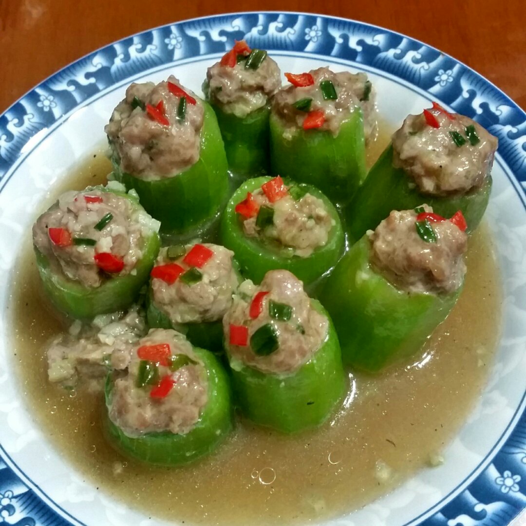 丝瓜酿肉丸