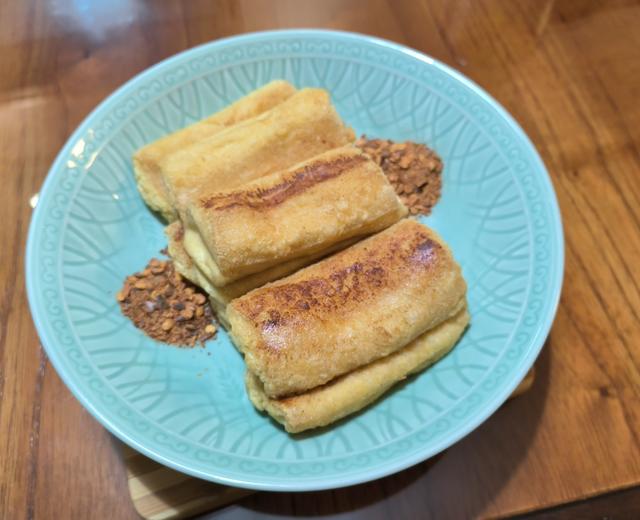 香煎石屏豆腐-黄金条的做法