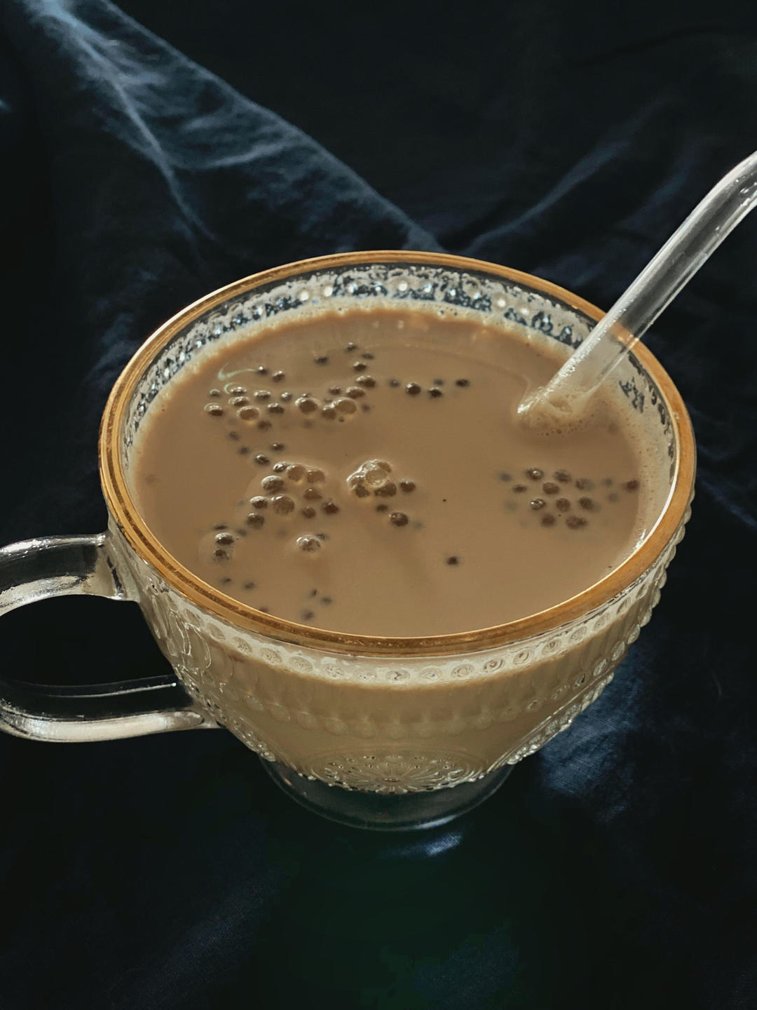 红糖西米奶茶