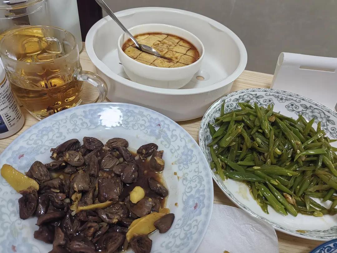 爆炒鸡心