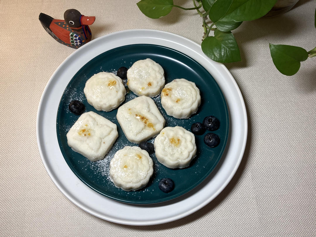 超简单山药枣泥糕