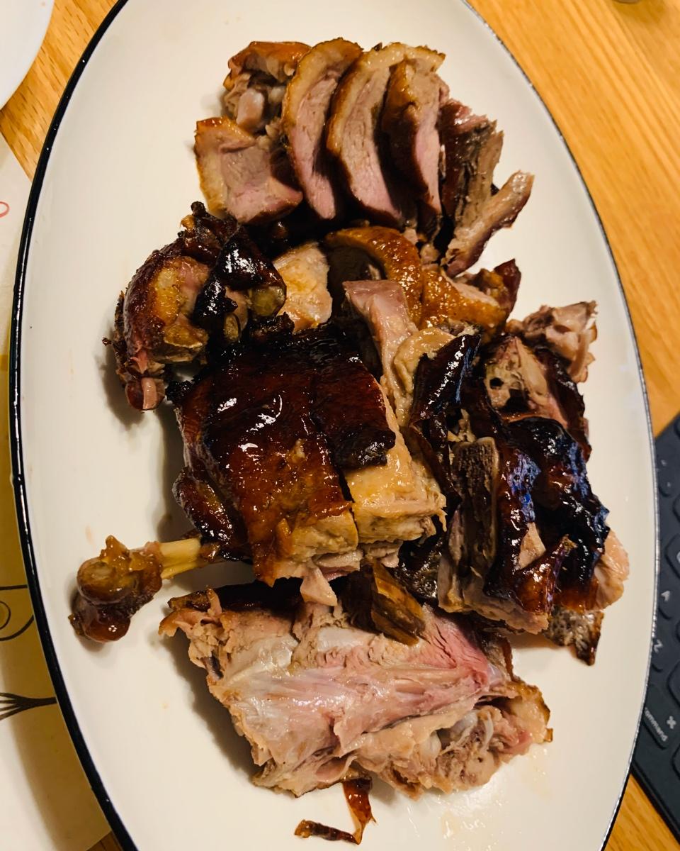 零失败【脆皮】北京烤鸭➕快手荷叶鸭饼做法 保姆级教程