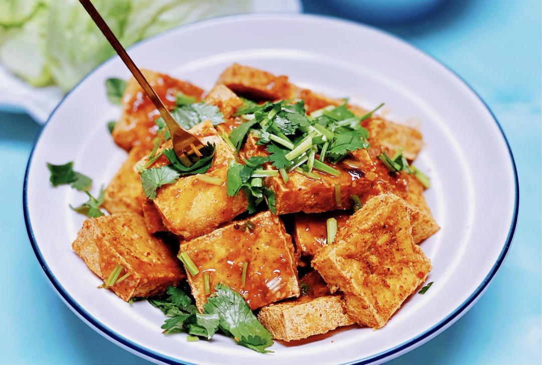 唉呦喂iv6y做的自制油炸臭豆腐家庭版