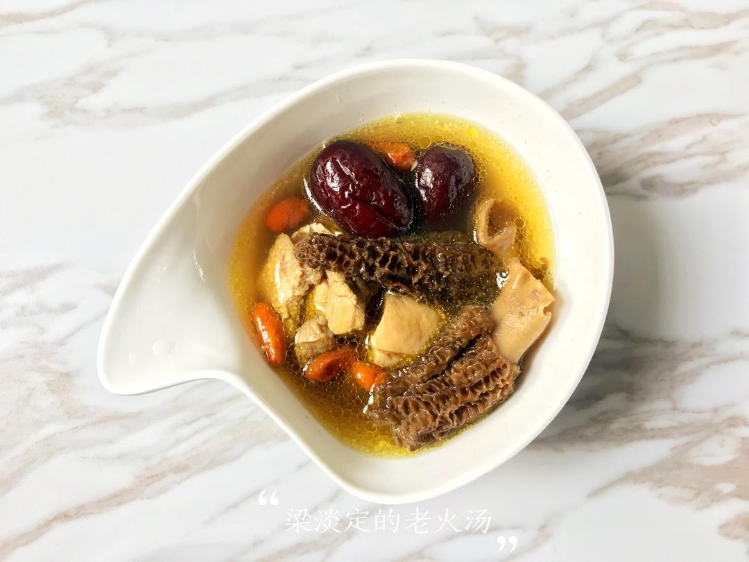羊肚菌鸡汤（泡发与食法）