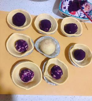 紫薯芝士球的做法 步骤3